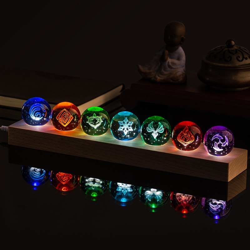 2026 New Genshin Impact 6cm 4c - Elements Lighting Decor 评论和价格