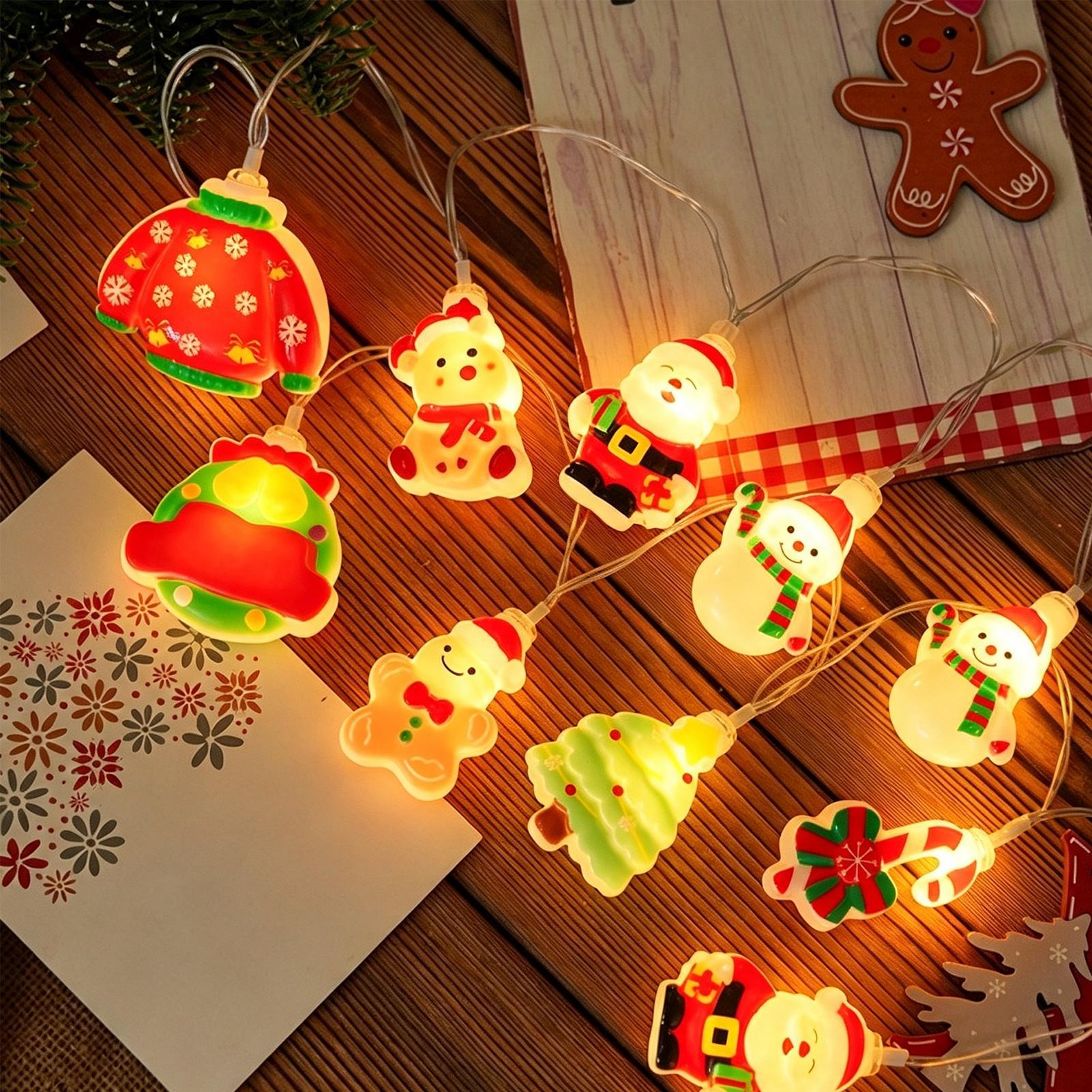 Santa Claus String Light LED S - Lighting Tree Decor 评论和价格