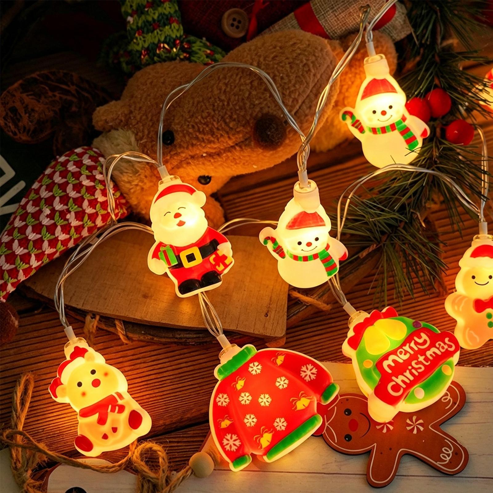 Santa Claus String Light LED S - Lighting Tree Decor 评论和价格