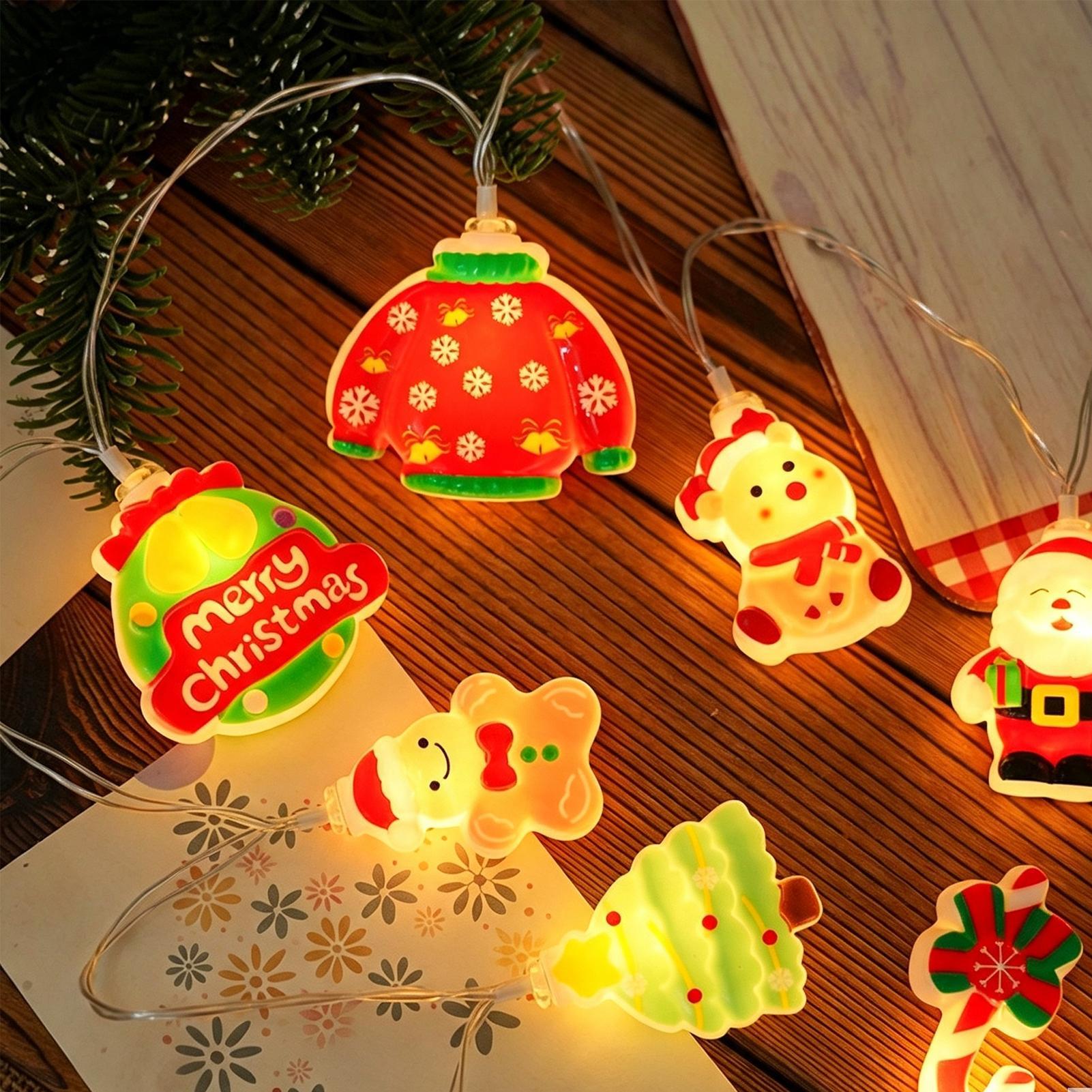 Santa Claus String Light LED S - Lighting Tree Decor 评论和价格