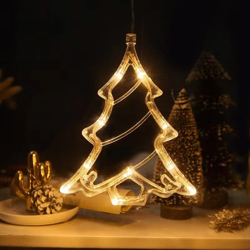 1-20PCS LED Christmas Suction  - Lighting Tree Decor 评论和价格