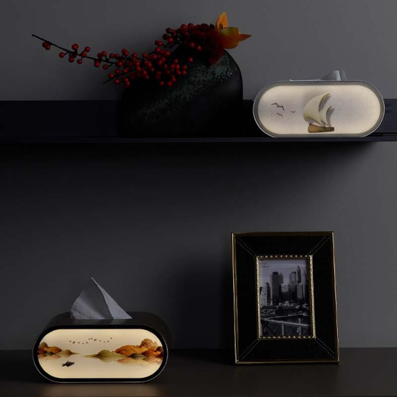 LED Night Light Tissue Box wit - Lighting Home Decor Ideas 评论和价格