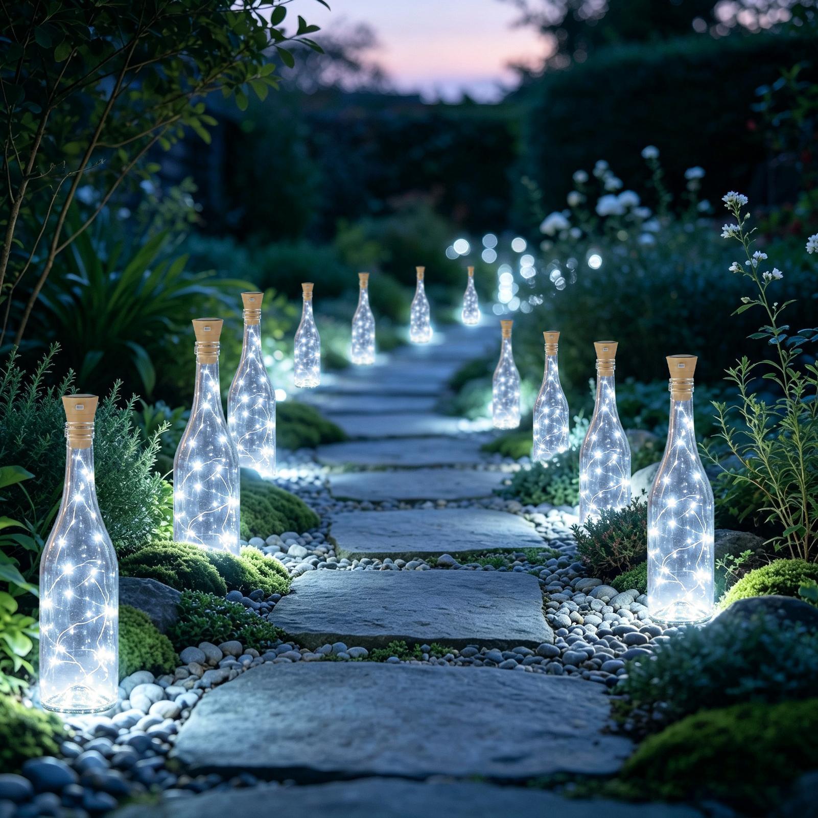 Wine Bottle Lights With Cork 6 - Decor Lighting Cork 评论和价格