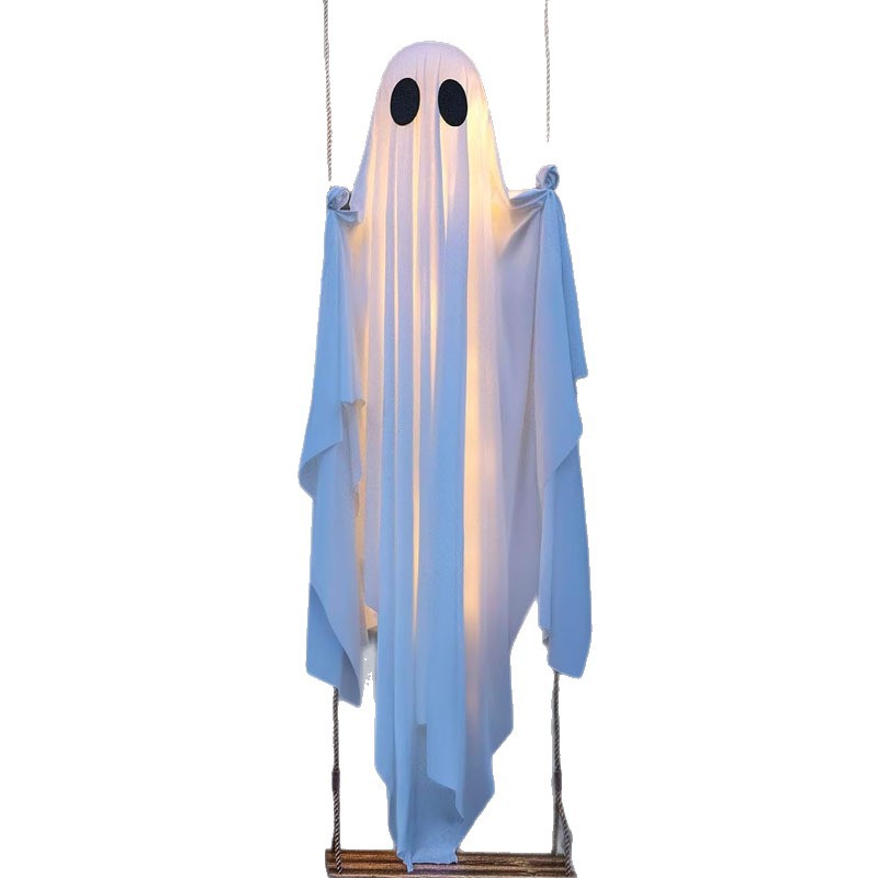 Hanging Swing Ghost Halloween  - Lighting Tree Decor 评论和价格